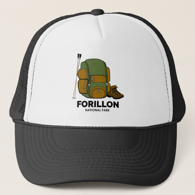 Forillon National Park Backpack Trucker Hat (Front)