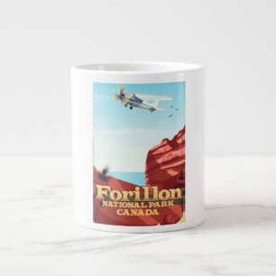 Forillon National Park, Canada travel poster Giant Coffee Mug