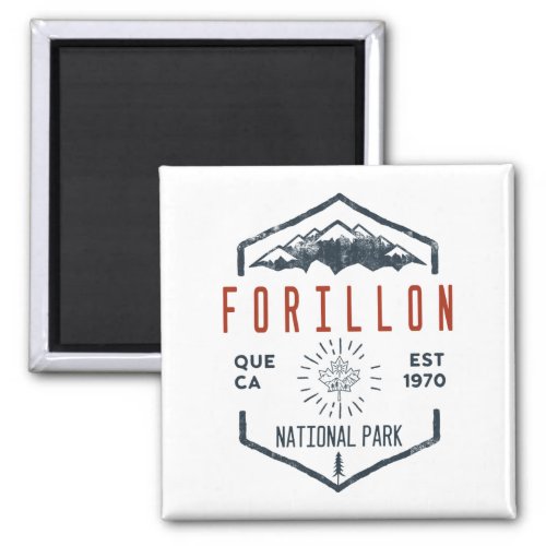 Forillon National Park Canada Vintage Distressed Magnet