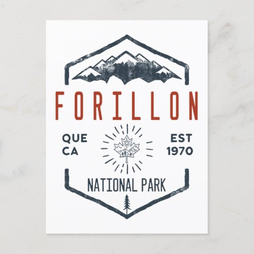 Forillon National Park Canada Vintage Distressed Postcard