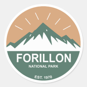 Forillon National Park Classic Round Sticker