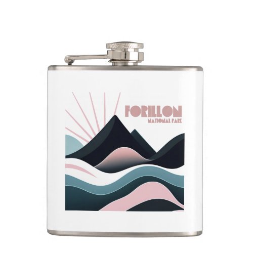 Forillon National Park Colored Hills Flask