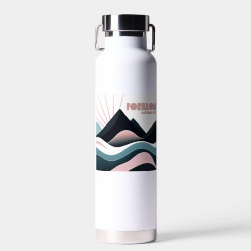 Forillon National Park Colored Hills Water Bottle