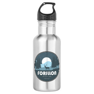 Forillon National Park Deer Stainless Steel Water Bottle