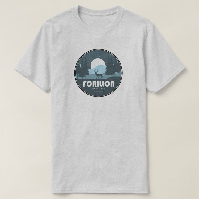 Forillon National Park Deer T-Shirt (Design Front)