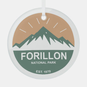 Forillon National Park Glass Ornament