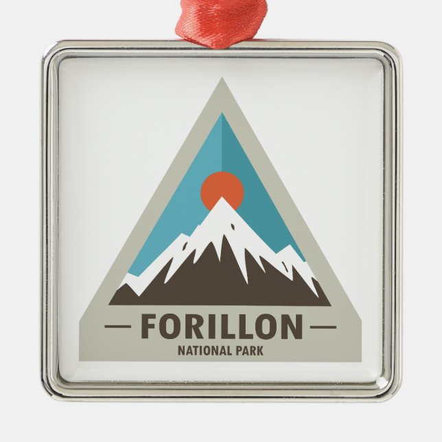 Forillon National Park Metal Ornament (Front)
