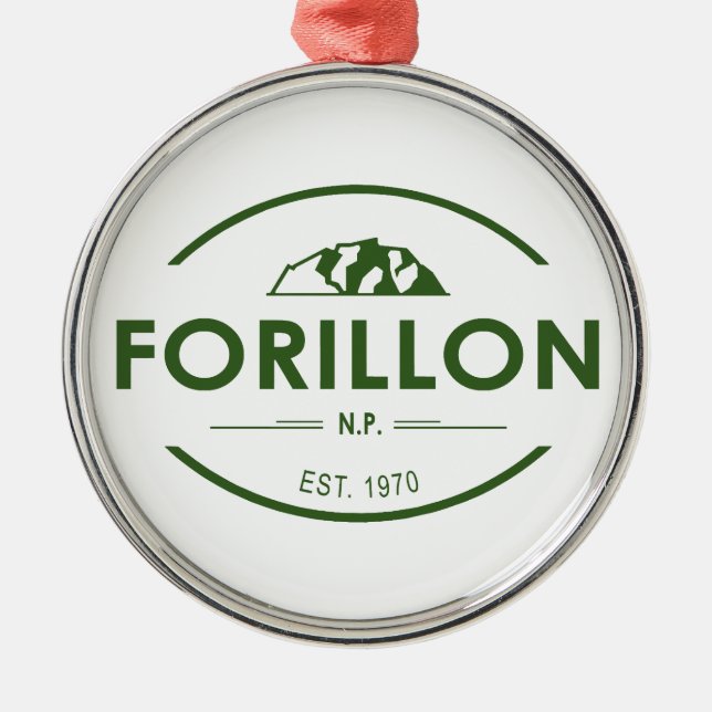 Forillon National Park Metal Ornament (Front)