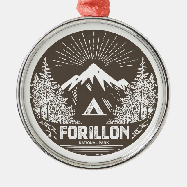 Forillon National Park Metal Ornament (Front)