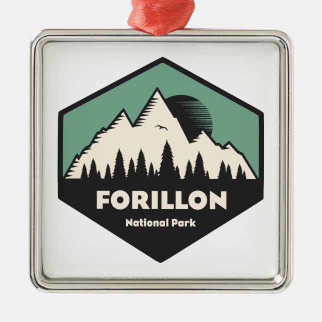 Forillon National Park Metal Ornament (Front)