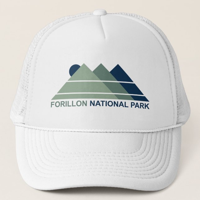 Forillon National Park Mountain Sun Trucker Hat (Front)