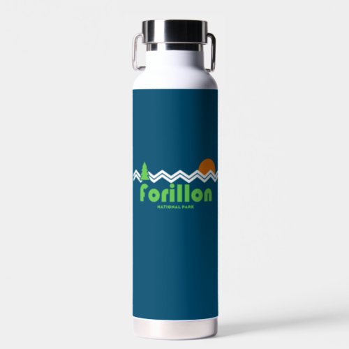 Forillon National Park Retro Water Bottle