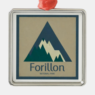 Forillon National Park Rustic Metal Ornament