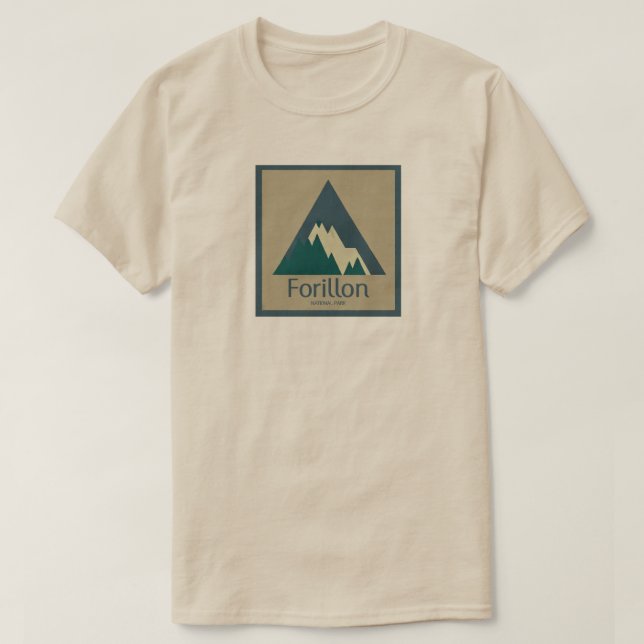 Forillon National Park Rustic T-Shirt (Design Front)