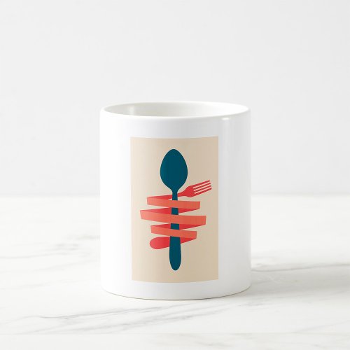 Fork And Spoon Coffee Mug