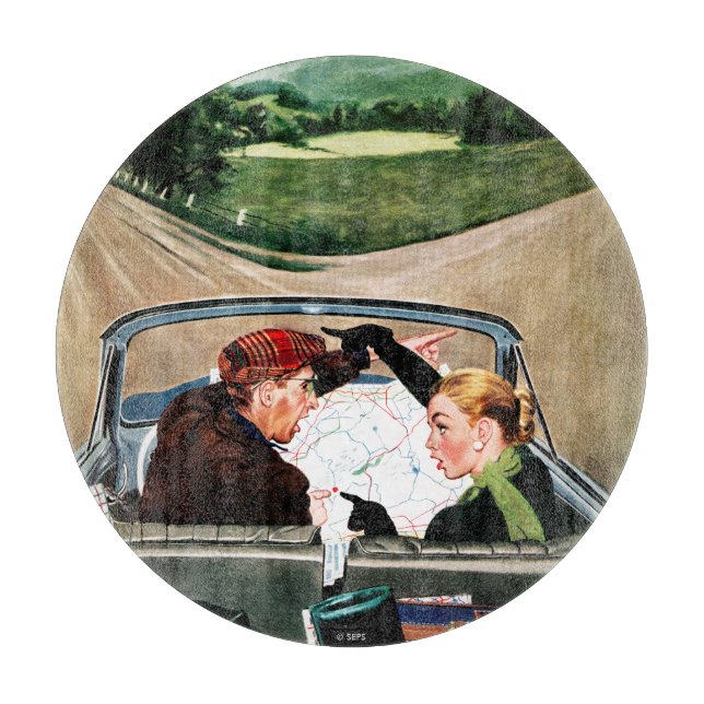 Fork in the Road Cutting Board (Front)