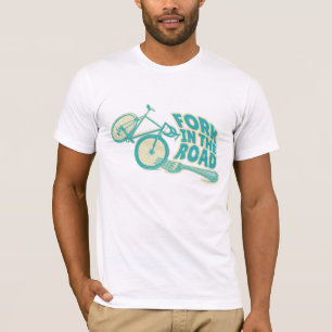 Fork in the road Funny bicycle T-Shirt