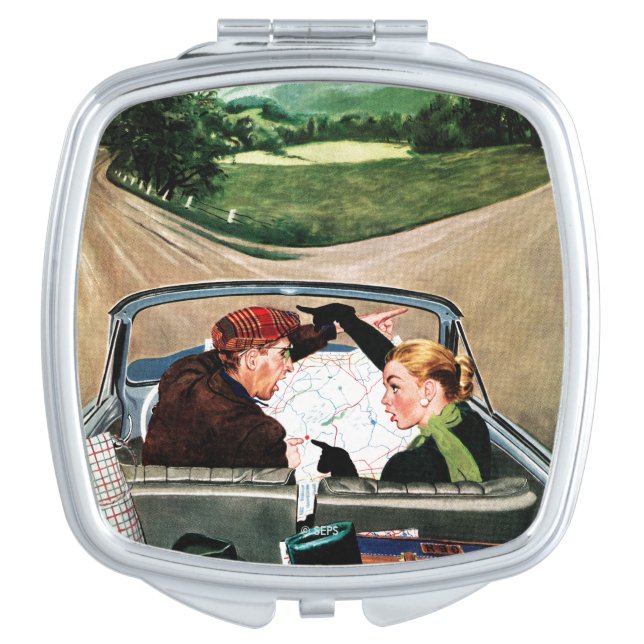 Fork in the Road Mirror For Makeup (Front)