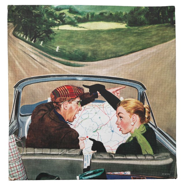 Fork in the Road Napkin (Front)