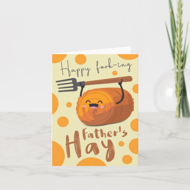 Fork-Ing Funny Father's Day Card (Front)