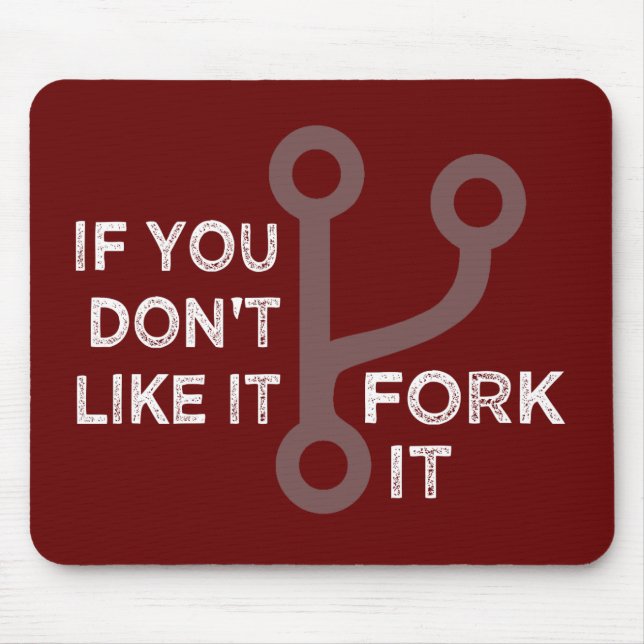 Fork It Mousepad (Front)