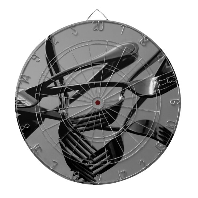 Fork Levitation Dartboard (Front)