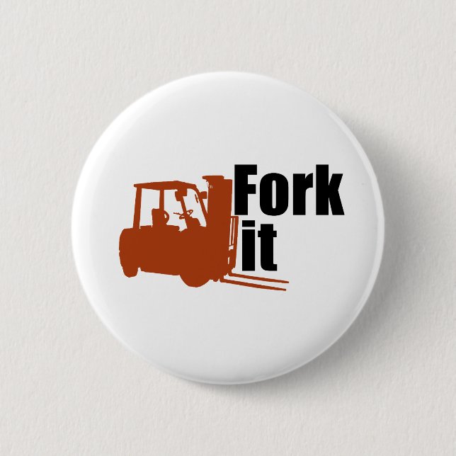 Fork Lift LoL Pinback Button (Front)
