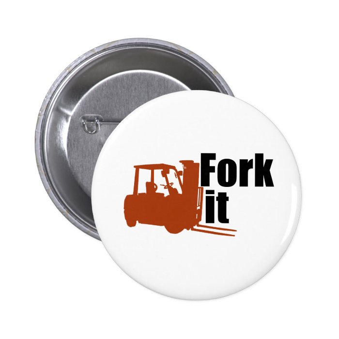 Fork Lift LoL Pinback Buttons