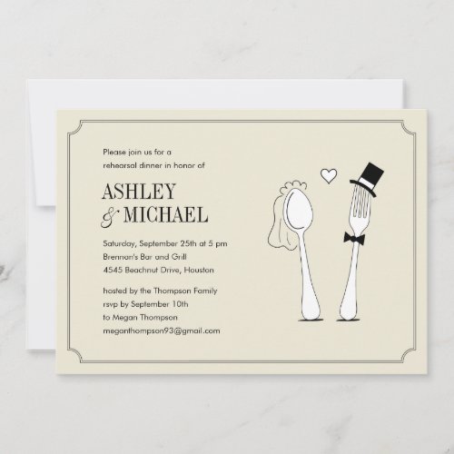 Fun Rehearsal Dinner Invitations