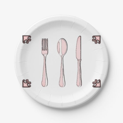 Fork Spoon and Knife Paper Plates