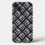 Fork spoon knife pattern iPhone 13 case