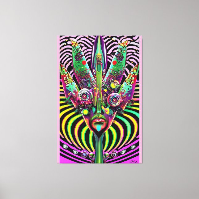 Forked Canvas Print (Front)