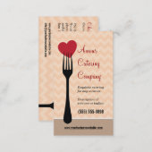 Forked Heart Restaurant/Catering Business Card (Front/Back)