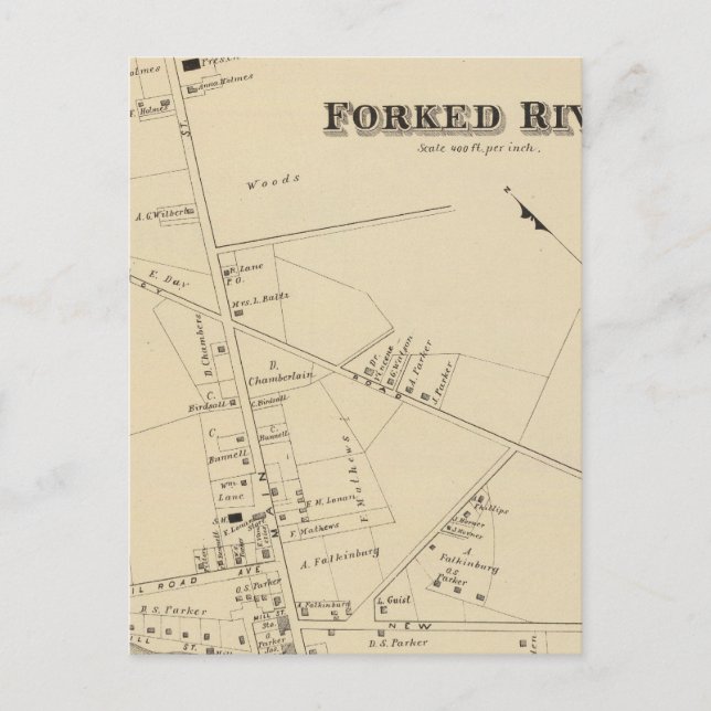 Forked River, New Jersey Postcard (Front)