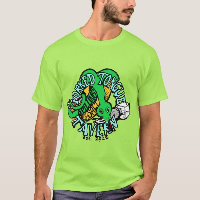 Forked Tongue Tavern - Unisex T-Shirt (Front)