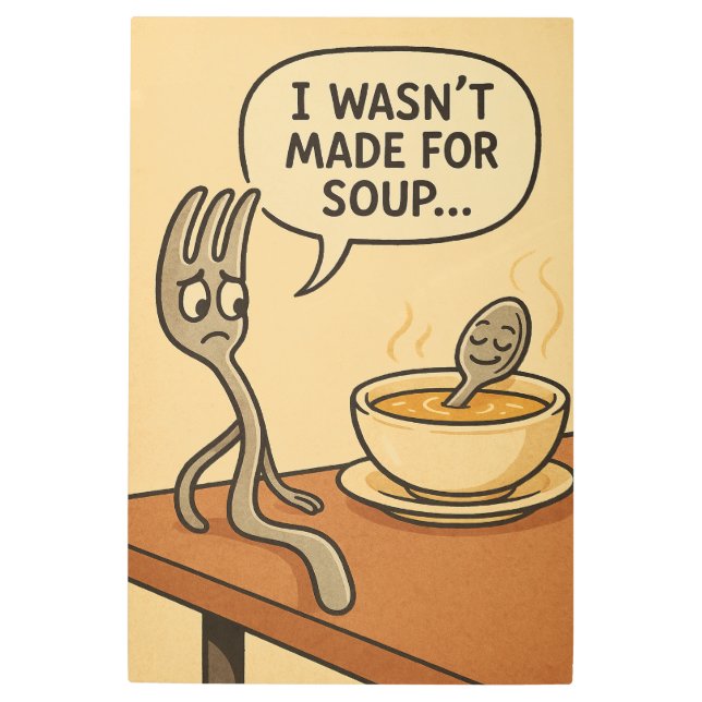 Forked Up – Quirky Kitchen Comedy Wall Art (Front)