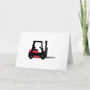 Forklift Card by Grandslam_Designs at Zazzle