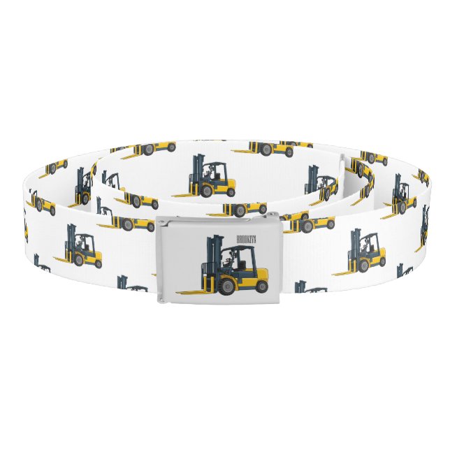 Forklift cartoon illustration belt (Coil)