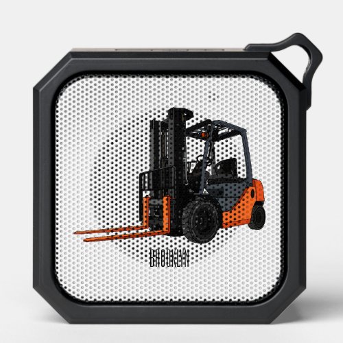 Forklift cartoon illustration bluetooth speaker