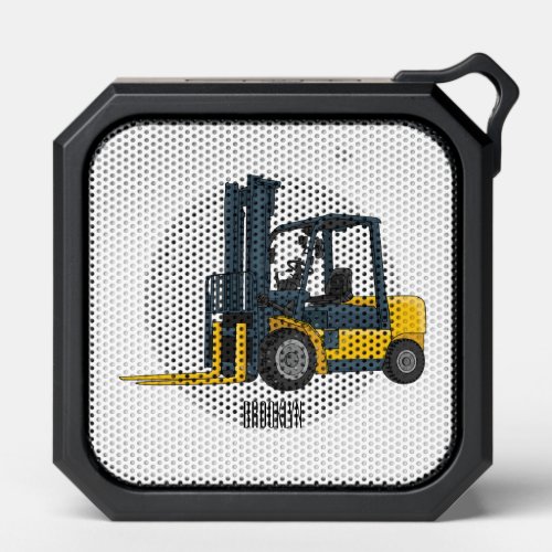 Forklift cartoon illustration bluetooth speaker