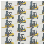 Forklift cartoon illustration fabric