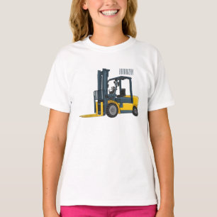 Forklift cartoon illustration T-Shirt
