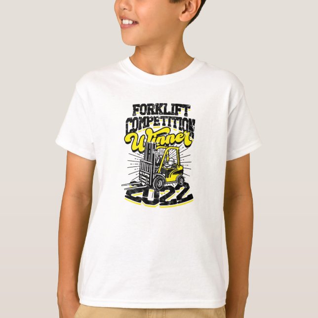  Forklift Competition Winner 2022 - warehouse T-Shirt (Front)