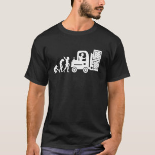 Forklift Driver Operator Construction Warehouse Ev T-Shirt