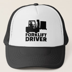 Forklift driver trucker hat