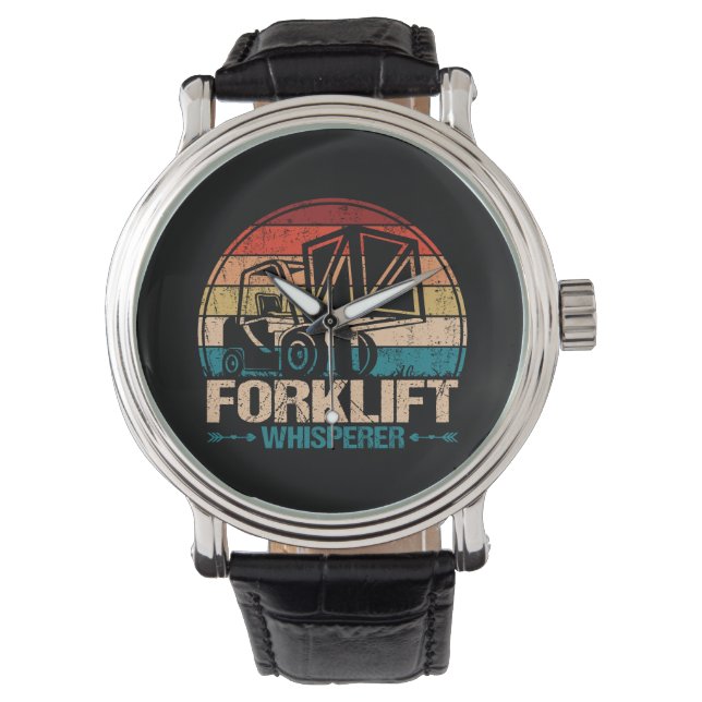 Forklift Driver Whisperer Design Watch (Front)
