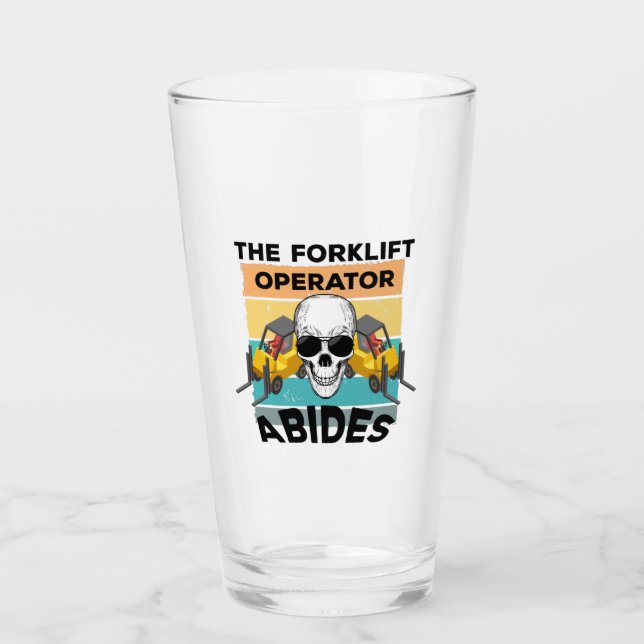 Forklift Dude Glass (Front)