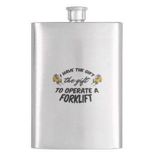 Forklift Gift Flask