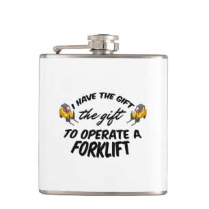 Forklift Gift Flask