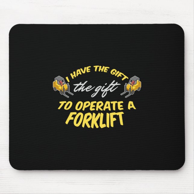 Forklift Gift Mouse Pad (Front)